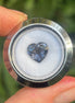 Grey Silver Purple Blue Heart Shaped Spinel custom jewellery Sydney Nicole Winkler Jewellery