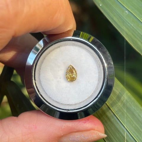 Light Brown Yellow Diamond heirloom jewellery Nicole Winkler Jewellery