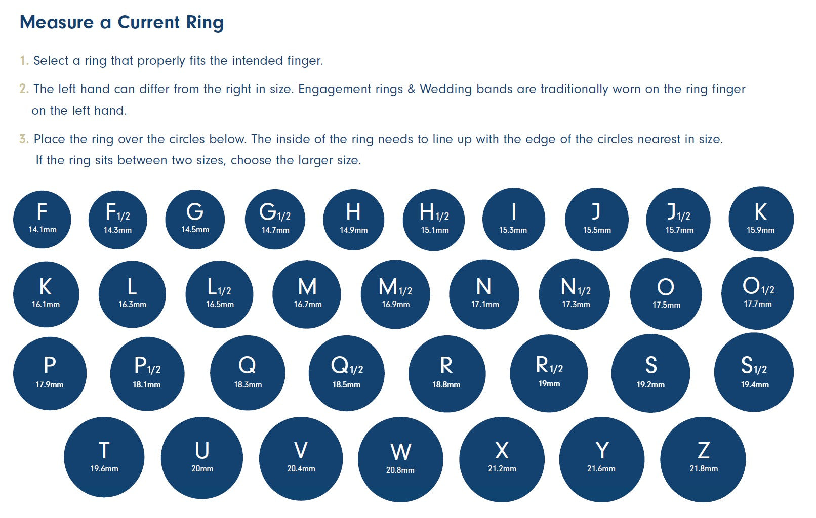 Ring Size Guide