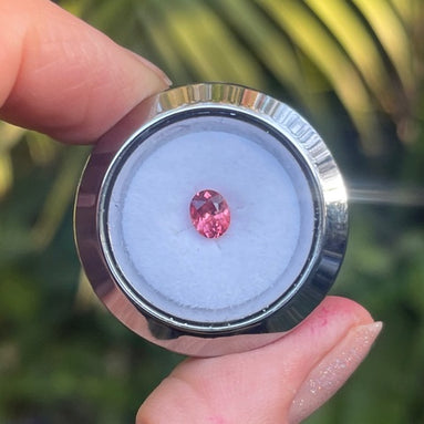 Tanzanian Hot Pink Orange Spinel custom jewellery Sydney Nicole Winkler Jewellery