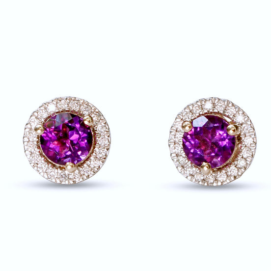 Pixie Amethyst Earrings