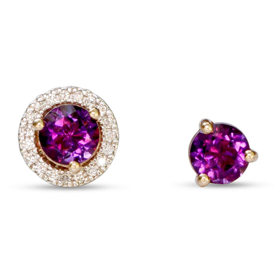 Pixie Amethyst Earrings