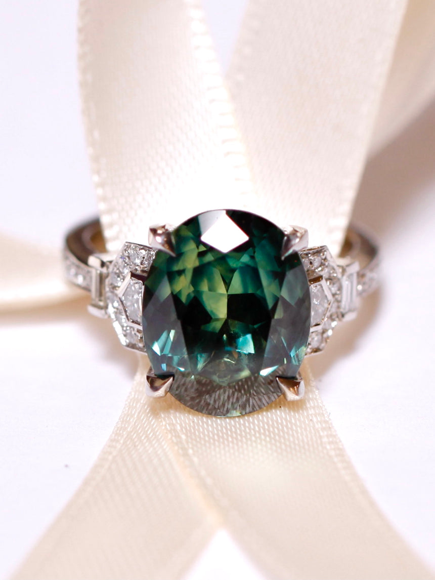 art deco engagement rings Australia Nicole Winkler Jewellery