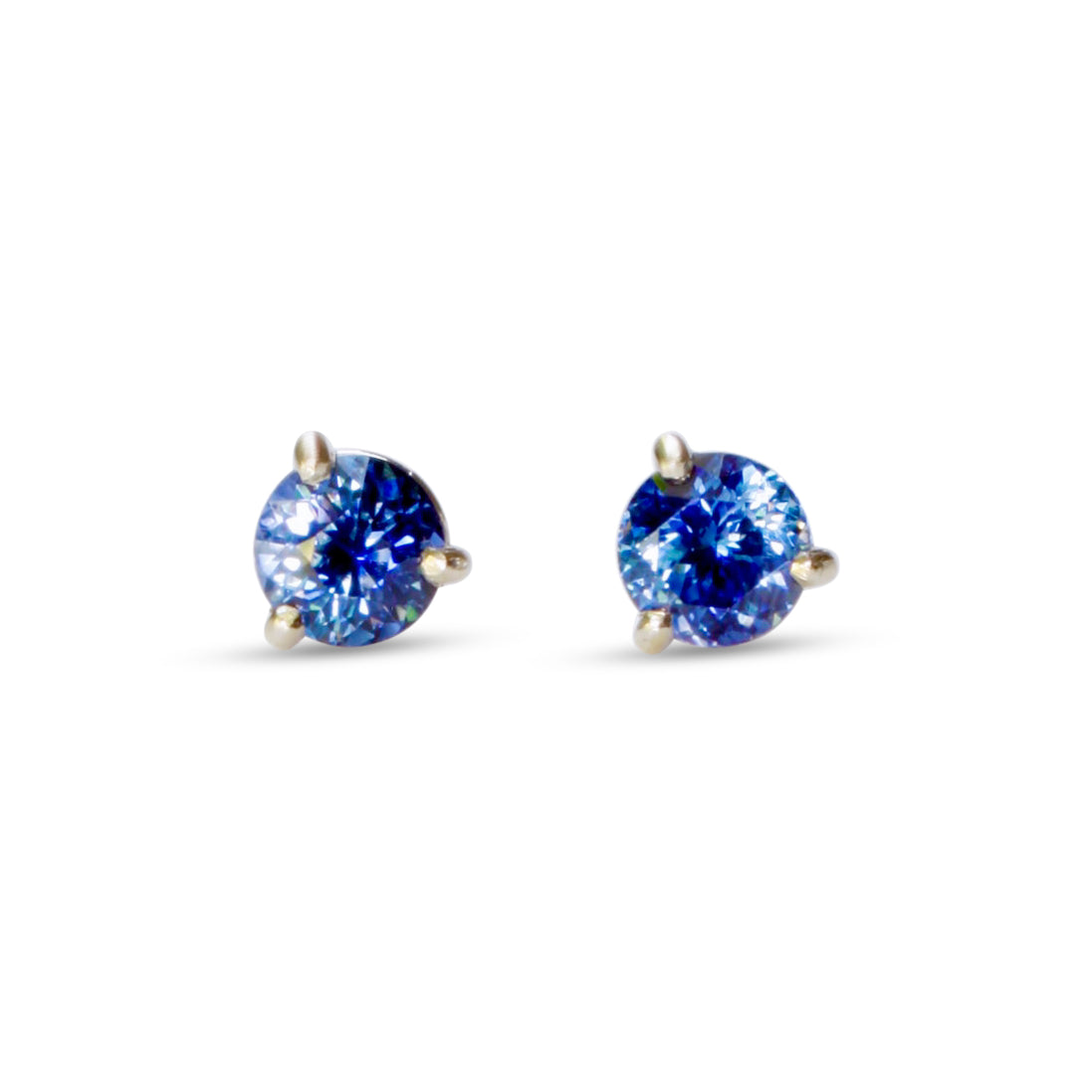 Pixie Blue Ceylon Sapphire Stud Earrings