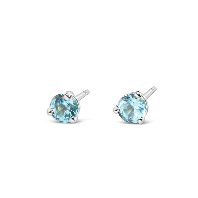 Pixie Blue Tourmaline Stud Earrings