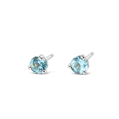 Pixie Blue Tourmaline Stud Earrings
