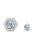 Pixie Blue Tourmaline Stud Earrings