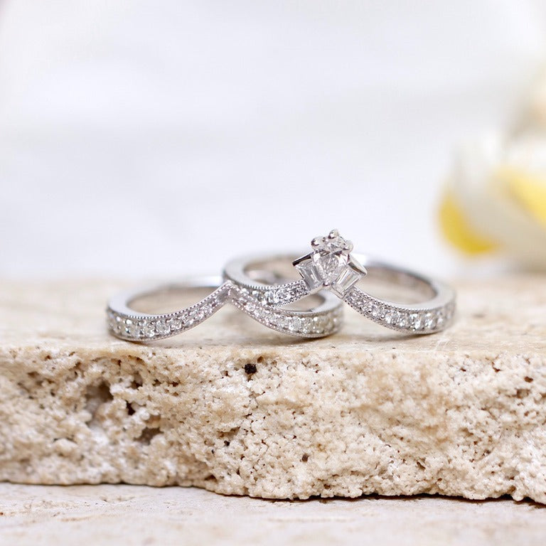 diadem diamond tiara ring white gold 1 Nicole Winkler Jewellery