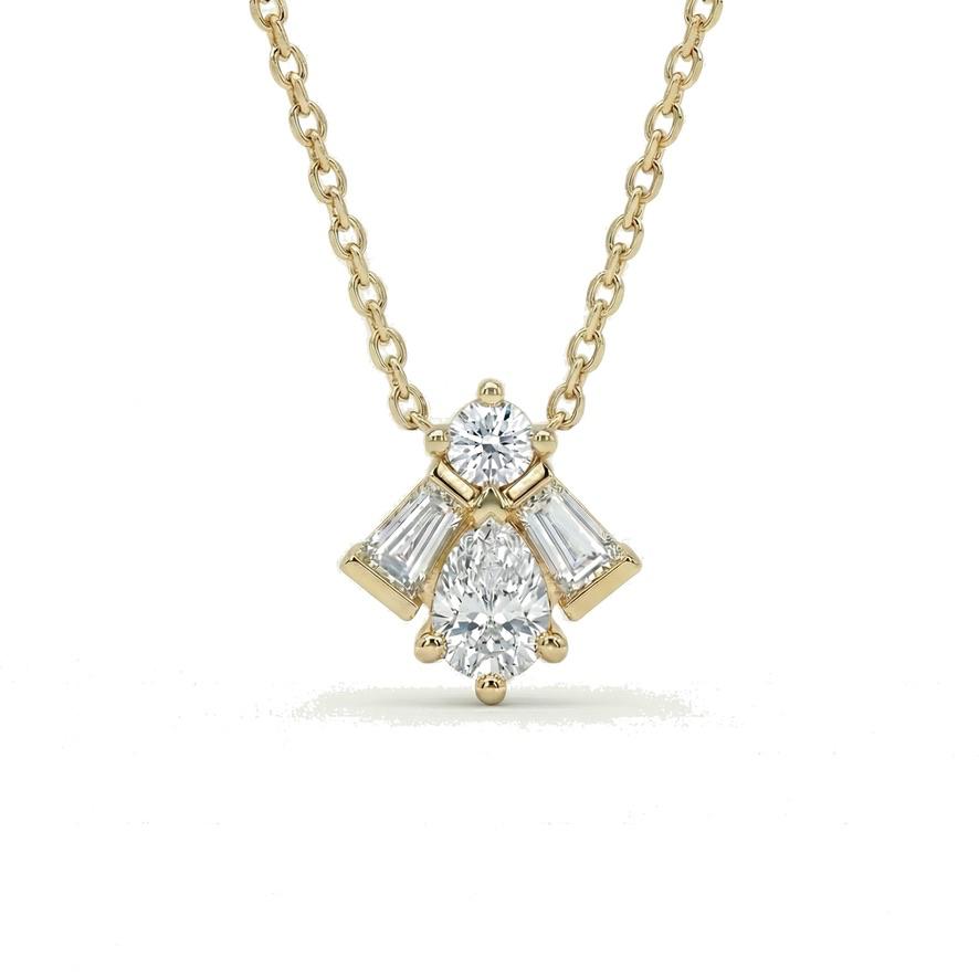 Empire Diadem Pendant Necklace