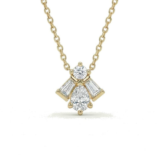 Empire Diadem Pendant Necklace