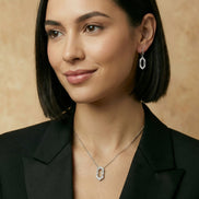 Empire Skyline Pendant Necklace