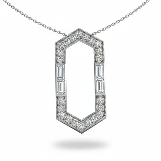 Empire Statement Pendant Necklace