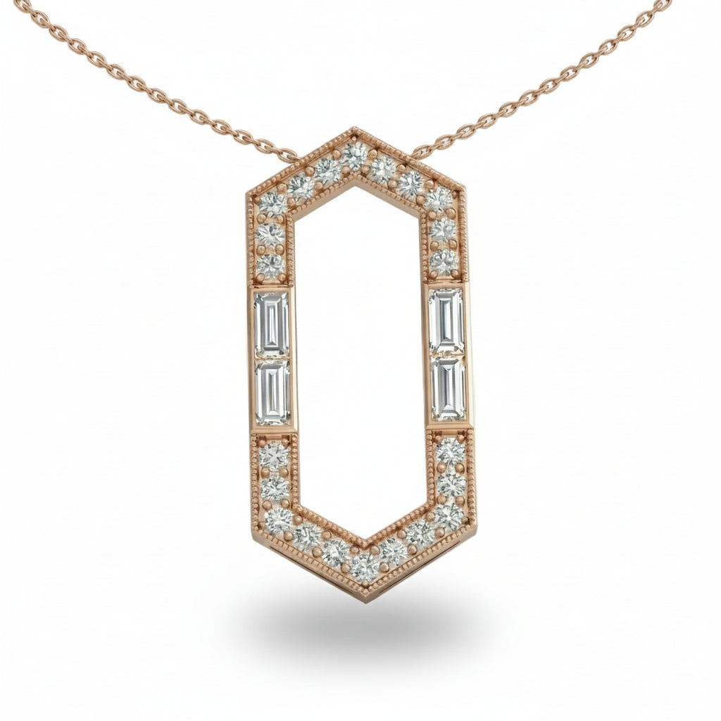 Empire Statement Pendant Necklace