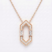 Empire Skyline Pendant Necklace