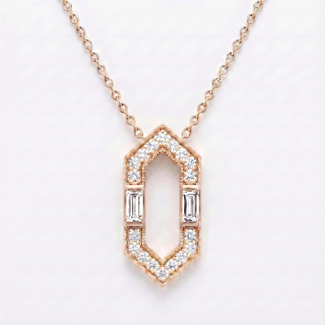 Empire Skyline Pendant Necklace