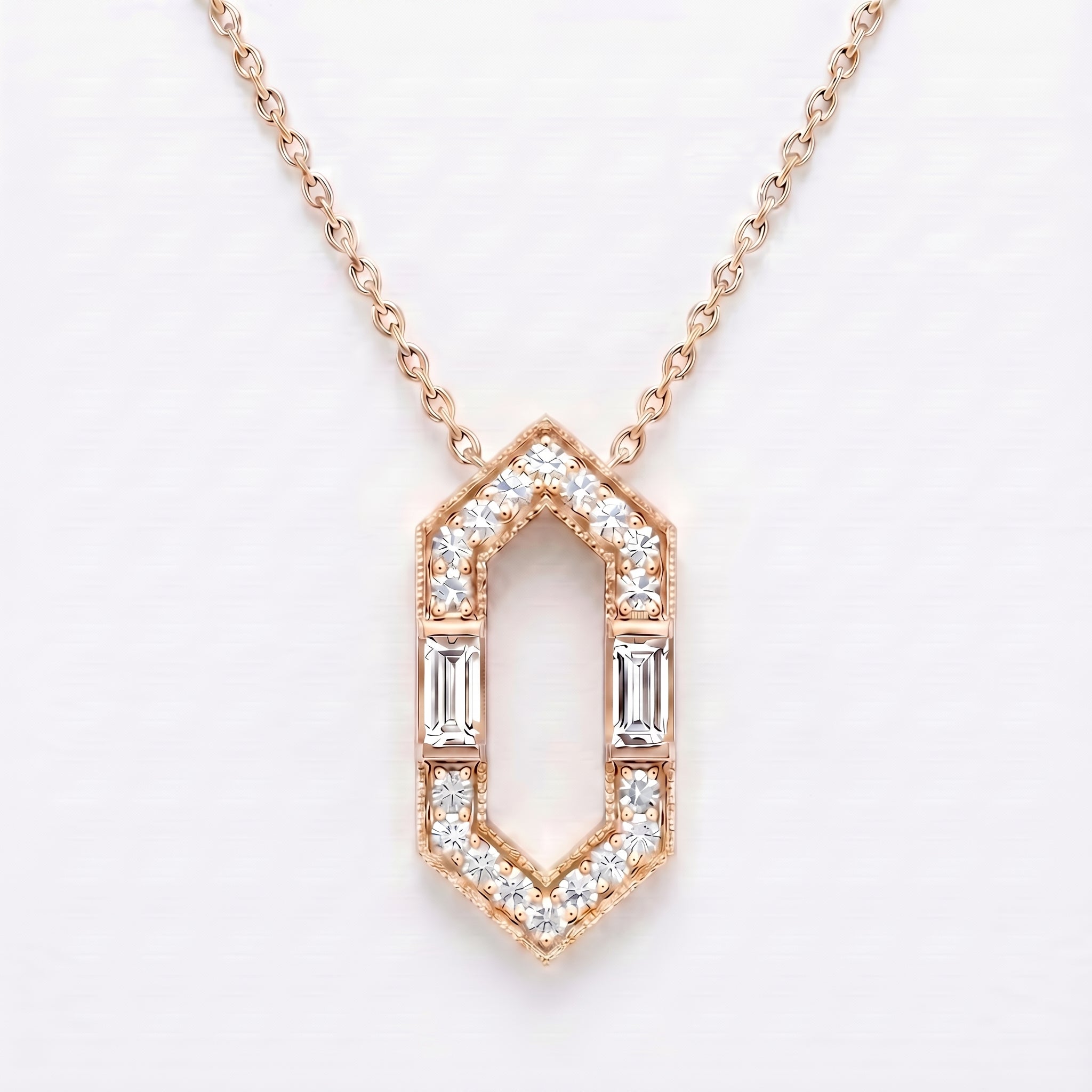 Empire Skyline Pendant Necklace