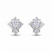 Empire Diadem Stud Earrings