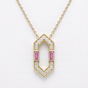 Empire Skyline Pendant Necklace