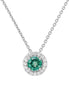 Halo Lagoon Tourmaline Pendant