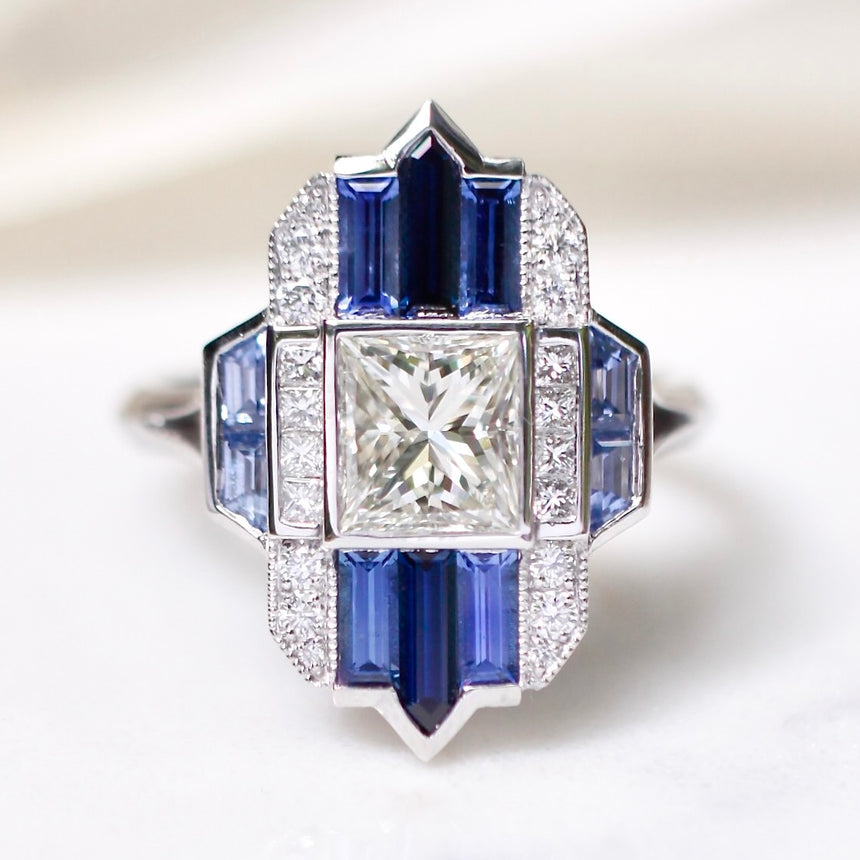 sapphire engagement rings Australia Nicole Winkler Jewellery