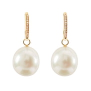 South Sea Pearl Halo Drop