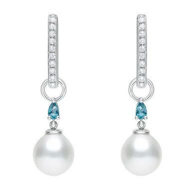 South Sea Pearl with Tourmaline Drops
