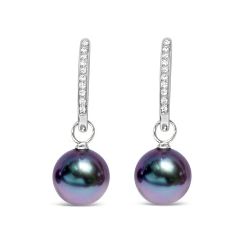 Tahitian Black Pearl Drops