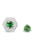 Pixie Tsavorite Garnet Stud Earrings