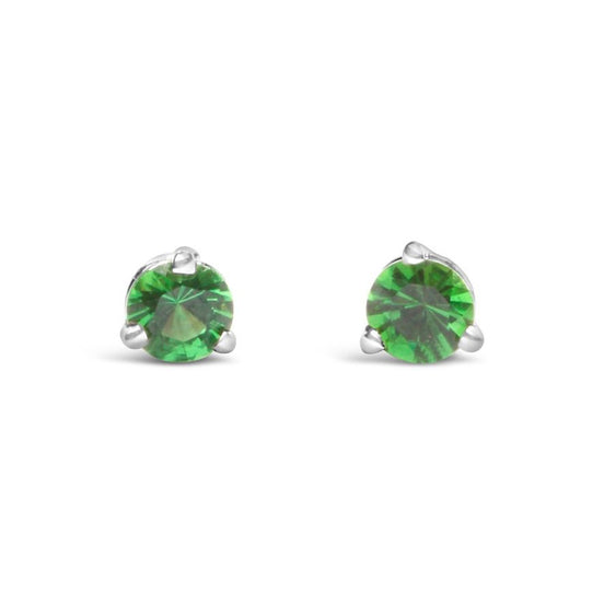Pixie Tsavorite Garnet Stud Earrings