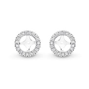 Halo Diamond Stud Jackets - Round